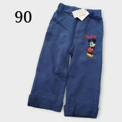 【未使用】しまむら リトシー ミッキーマウス パンツ 90 ディズニー