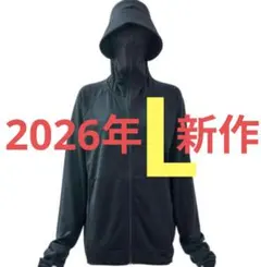 【2026年 新作】ワークマン　クールUVサンシェードパーカーEX＋ 黒