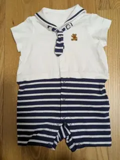 Miki House セーラー襟ロンパース