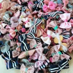 デコレーションパーツ　ヘアアクセサリー　リボン　手芸　モチーフ　デコパーツ