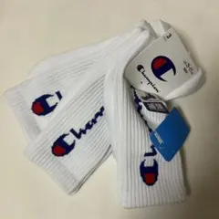♣︎ 新品　Champion 3足組 メンズ ソックス 25-27cm ♣︎のサムネイル