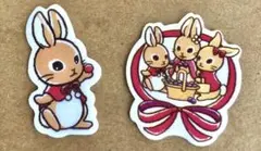 ピーターラビット　シールワッペン　2点　まとめ売り
