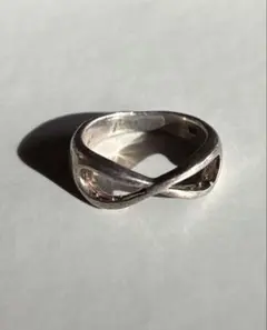 7号 OX JEWELRY Silver Curve Pinky Ring - メルカリ