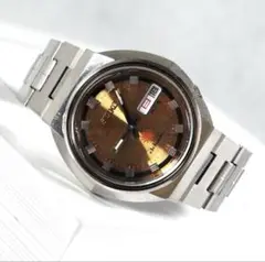 幻　SEIKO　advan　ブラック 　太陽神　カットガラス　デイデイト　自動巻 セイコー SEIKO アドバン イエローダイヤル 希少なメモリとロゴ