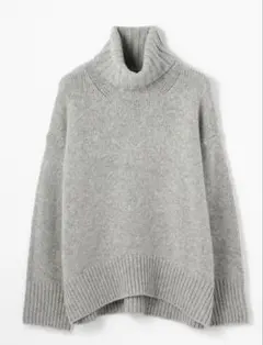 GALERIE VIE ファインウール タートルネックプルオーバー