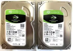 [동작 확인] 씨게이트 500GB SATA HDD x 2