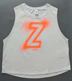 ZUMBAWEAR正規品 タンクトップ ホワイト/オレンジ