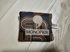 MONOPRIX モノプリ エコバッグ 折りたたみ 幾何学模様