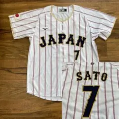 2026年 WBCユニフォーム JAPAN 佐藤輝明 SATO 7 Mのサムネイル