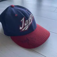 takabonWBC日本代表 新井貴浩サイン入りキャップ ネイビー/レッド takabon様専用WBC日本代表 新井貴浩サイン入りキャップ ネイビー