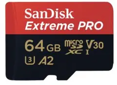 SanDisk Extreme PRO 64GB microSDカード