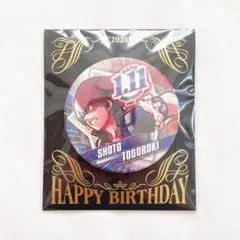 1287 ) 僕のヒーローアカデミア バースデイ缶バッジ 轟焦凍 2020