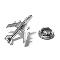 pin-0400-2　ラペルピン★ピンズ　飛行機　ジェット機　パイロット　航空