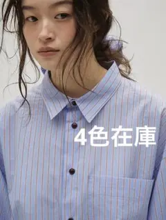 美品 正規品todayful ストライプポケットシャツ アイスブルー - メルカリ