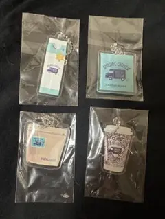 Amazing Coffee アクリルチャーム 4個セット カプセル ガチャ