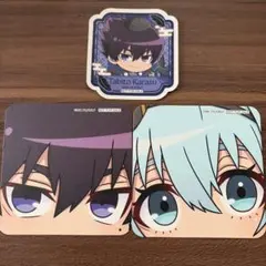 ブルーロック　天狗茶亭　ステッカー　コースター　烏旅人　氷織羊