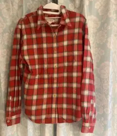 J.CREW チェックシャツ 赤系