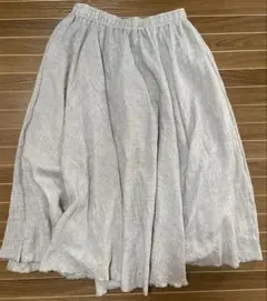 グレー フレアロングスカート USED