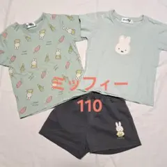 miffy ミッフィー Tシャツ ショートパンツ 110cm セット