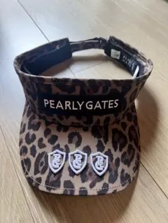 PEARLY GATES レオパード柄 バイザーのサムネイル