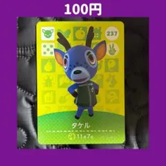 ★タケル どうぶつの森 あつ森 amiibo アミーボ カード