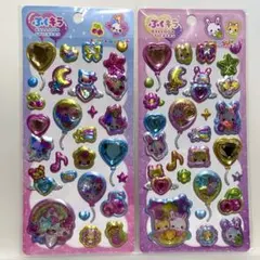 【正規品】バルーンステッカー　まじかるみゅーちゃん　フワフワらびちゃん　セット