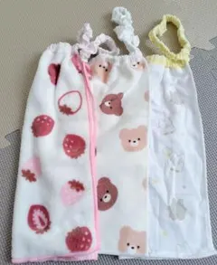 ハンドメイド　女の子用　おりこうエプロン　3枚セット