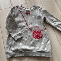 ミキハウス　ホットビスケット　トレーナー　裏起毛　110㎝