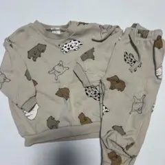 H&M セットアップ　動物　トレーナー　長袖　70 80 パジャマ　ベビー