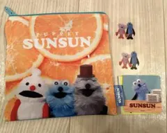 スシロー スンスン コラボ ステッカー　クリアピック