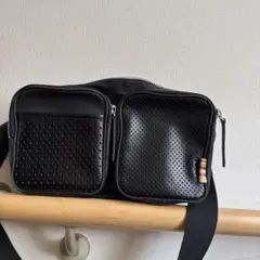 ポールスミス　ブラック ショルダーバッグ 合成皮革