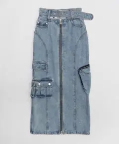 今週末処分 PRANK PROJECT デニムカーゴスカート36