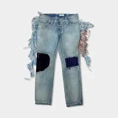 UNDERCOVER FRINGE DENIM PANTSのサムネイル