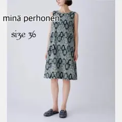 2026年最新】mina perhonen レディース ノースリーブひざ丈ワンピース