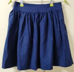 Adam et Rope ネイビー プリーツスカートサイズ36