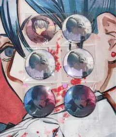 プロセカ プロジェクトセカイ 冬弥 青柳冬弥 グリ缶 グリッター缶バッジ 40B