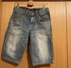 ガ*ん様 紳士EDW INライトブルー デニム短パンツ フェード加工　サイズ３０