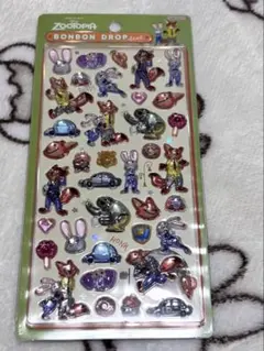 正規品　ボンボンドロップシール　ディズニー　ズートピア