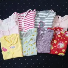 8点まとめ売り☆女の子70～90size☆春夏物 ワンピース ロンパース 浴衣