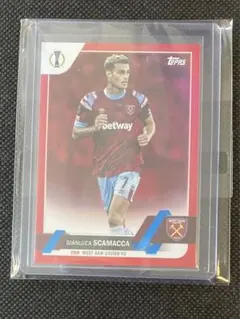 Topps UCC Gianluca Scamacca Red 5/5 last