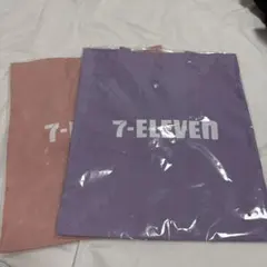 ハッピーくじ セブンイレブン E賞トートバッグ ピンク・紫