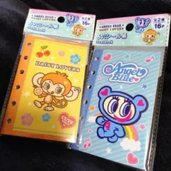 【三連休限定セール】Seria/エンジェルブルー6穴シール帳2セット