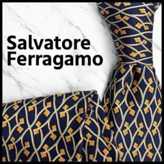 Salvatore Ferragamo サルヴァトーレフェラガモ　ネクタイ　総柄