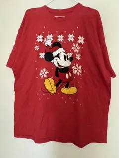 【ビッグサイズ 2XL】ディズニー ミッキー クリスマス Tシャツ メキシコ