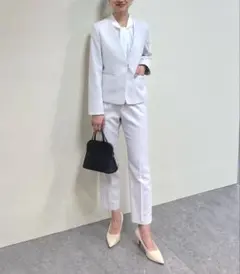 B:MING by BEAMS ライトグレー　パンツスーツ