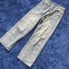 韓国　デニムパンツ　ストレート　トレンド　デニム　denim ボトムス　パンツ