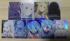 ヴァイスシュヴァルツ 煌びやかな和装 エミリア PR 箔押し リゼロ