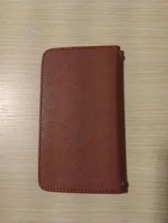 【新品・汎用】手帳型スマホケース ブラウン（スライド式・全機種対応タイプ）