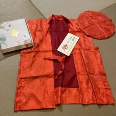 赤いちゃんちゃんこ還暦祝い