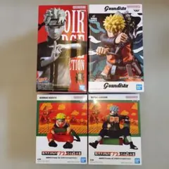 NARUTO フィギュアセット　ナルト　カカシ　4点まとめ売り